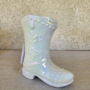 New Jessica Simpson Cowboy Boot Amber Sunset Scented Candle 12 OZ